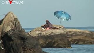Beach Voyeur. Nude beach photo shoot ended with hardcore sex under the sun porn video